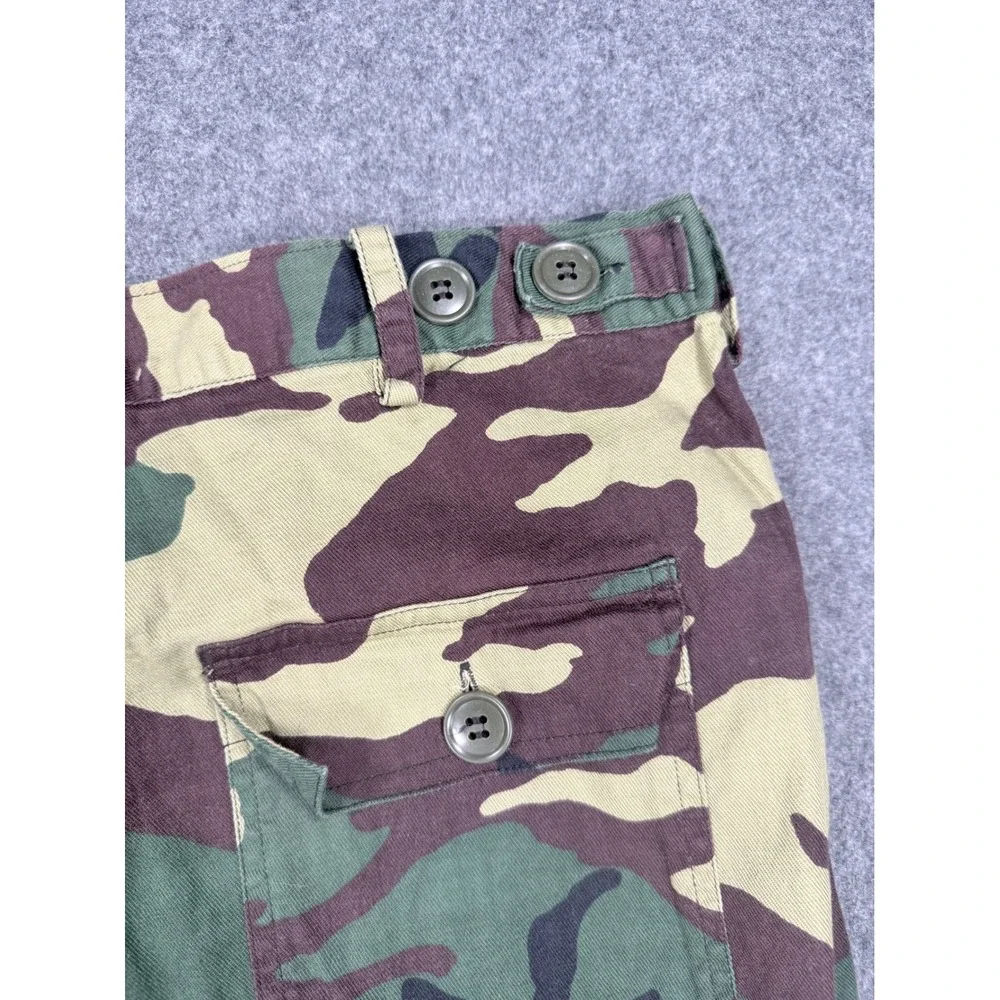 Caliber Sportsmans Apparel Mens Woodland Camo 2 Piece Set Jacket Pants Cotton